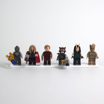 Display Plate for 6 LEGO Minifigures (Pack of 5)