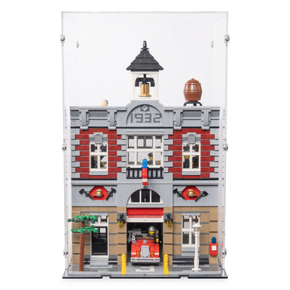 Fire Brigade Display Case for LEGO 10197