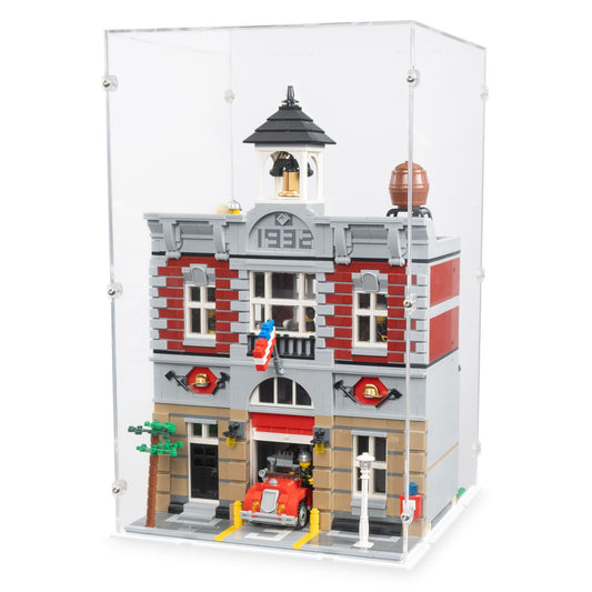 Fire Brigade Display Case for LEGO 10197