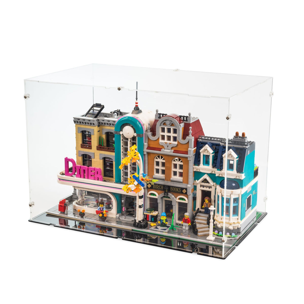 2x LEGO Modular Buildings XL Display Case H36