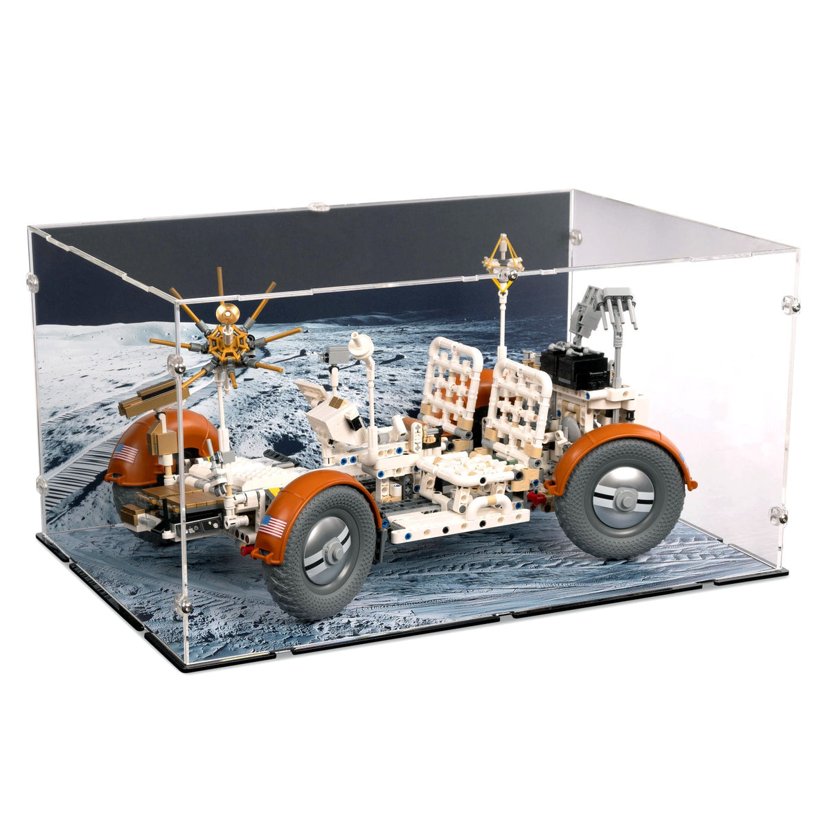 NASA Apollo Lunar Roving Vehicle LRV Display Case for LEGO 42182