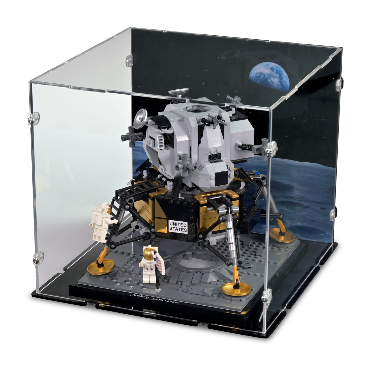 NASA Apollo 11 Lunar Lander Display Case for LEGO 10266