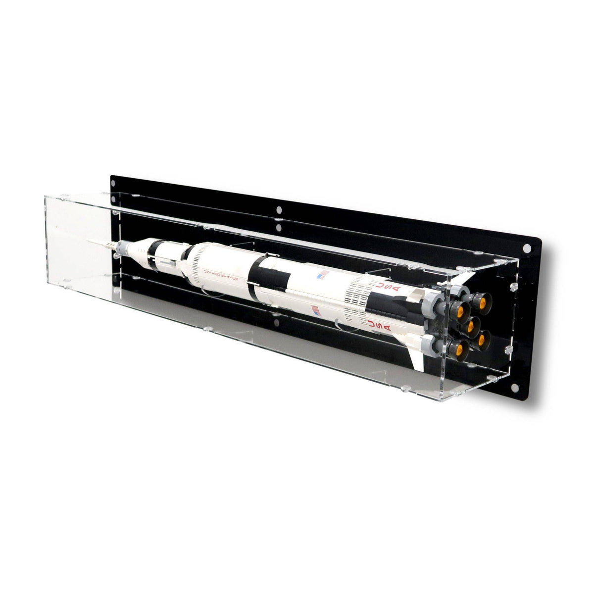 3in1 Wall Case for 21309/92176 NASA Saturn V