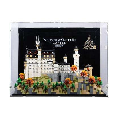 Neuschwanstein Castle Display Case for LEGO 21063