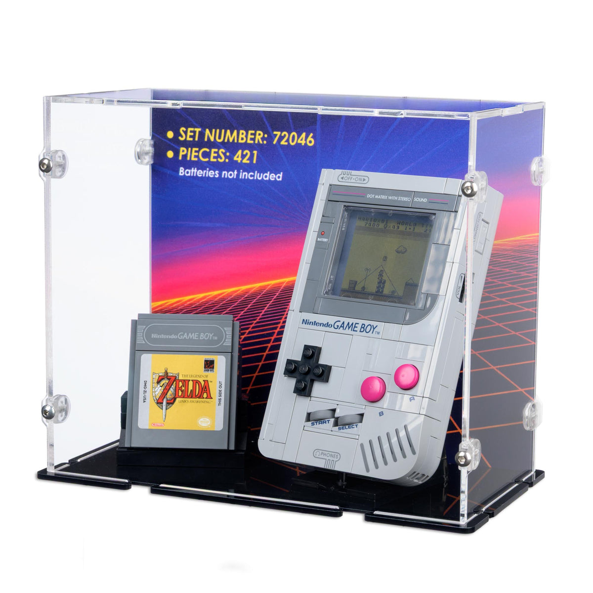 Nintendo Game Boy Display Case for LEGO 72046
