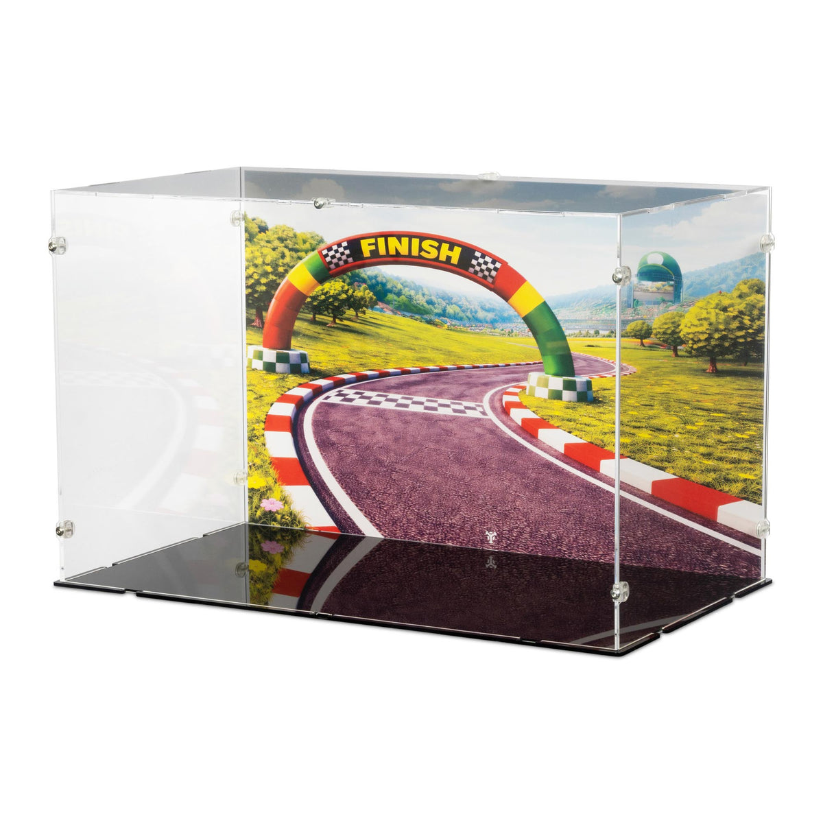 Mario Kart Luigi & Mach 8 Display Case for LEGO 72050