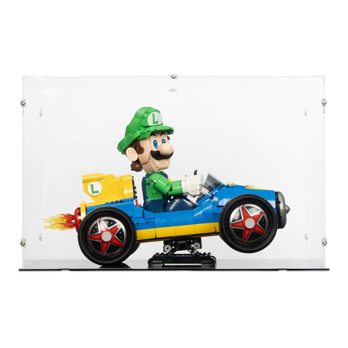 Mario Kart Luigi & Mach 8 Display Case for LEGO 72050