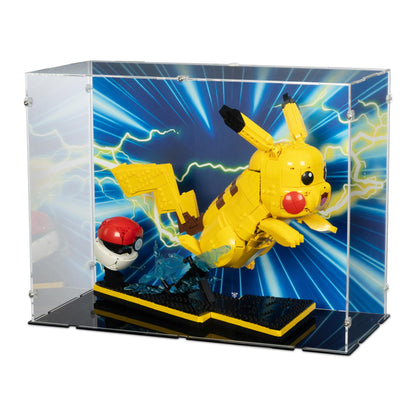 Pokémon Pikachu and Poké Ball Display Case for LEGO 72152