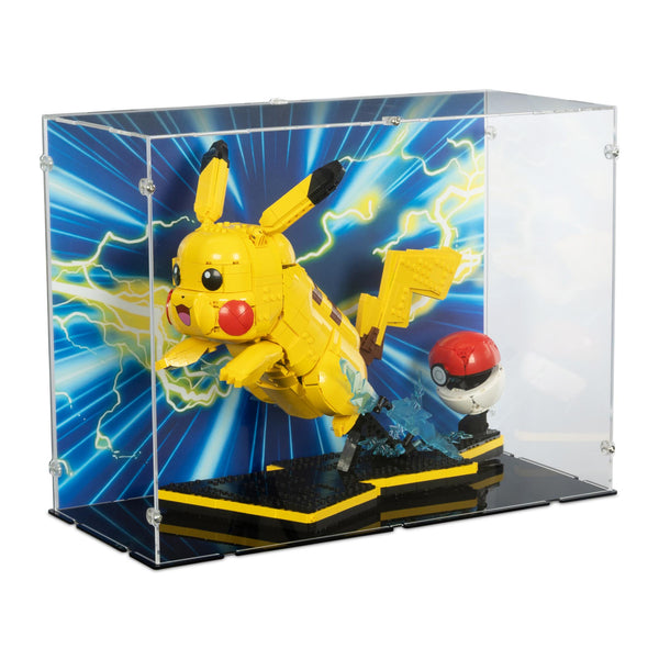 Pokémon Pikachu and Poké Ball Display Case for LEGO 72152 – iDisplayit ...