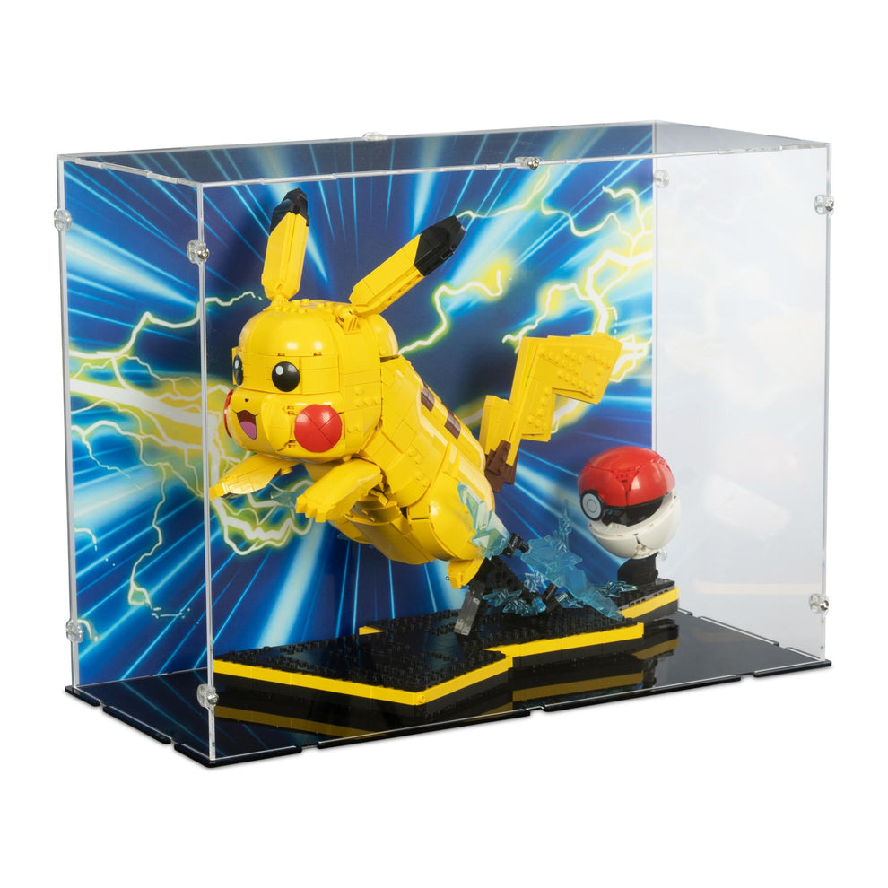 Pokémon Pikachu and Poké Ball Display Case for LEGO 72152 – iDisplayit ...