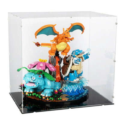 Pokémon Venusaur, Charizard and Blastoise Display Case for LEGO 72153