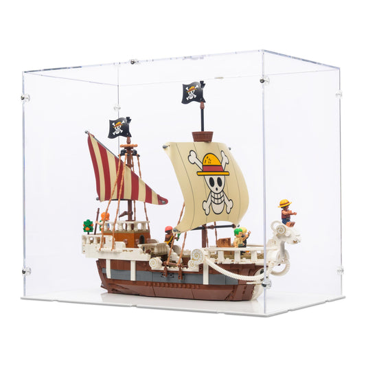 One Piece The Going Merry Pirate Ship Display Case for LEGO 75639