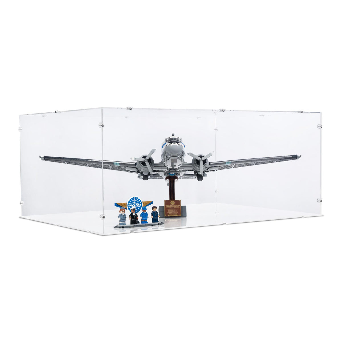 Douglas DC-3 PAN AM Airliner Display Case for LEGO 11378
