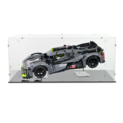 Peugeot 9X8 24H Le Mans Hybrid Hypercar Display Case & Stand for LEGO 42156