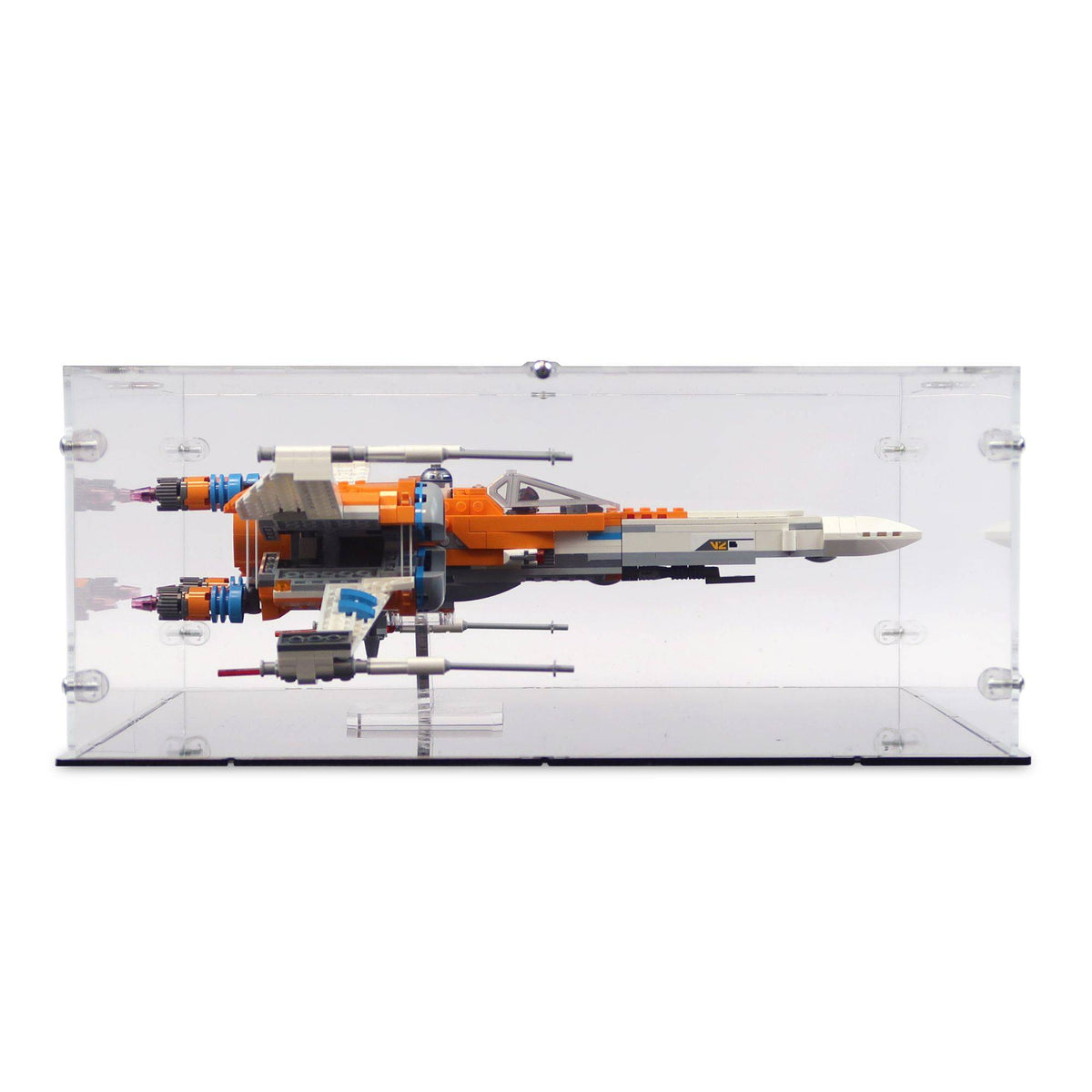 Poe's X-Wing Fighter Display Case for LEGO 75102/75273
