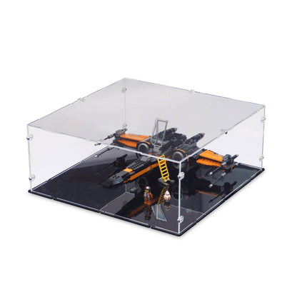 Poe's X-Wing Fighter Display Case for LEGO 75102/75273