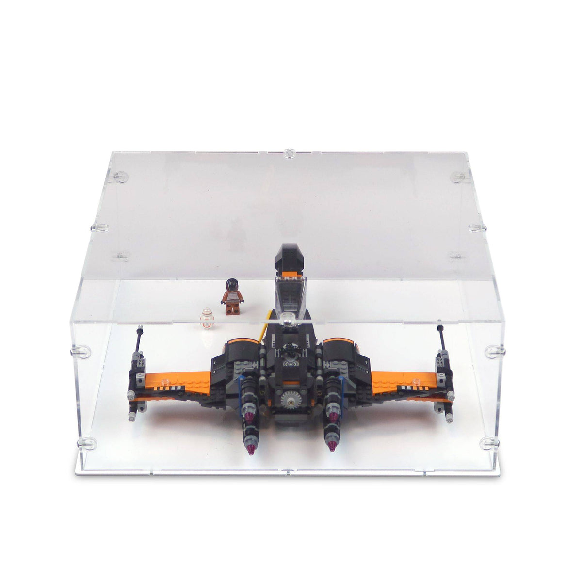Poe's X-Wing Fighter Display Case for LEGO 75102/75273