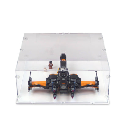 Poe's X-Wing Fighter Display Case for LEGO 75102/75273