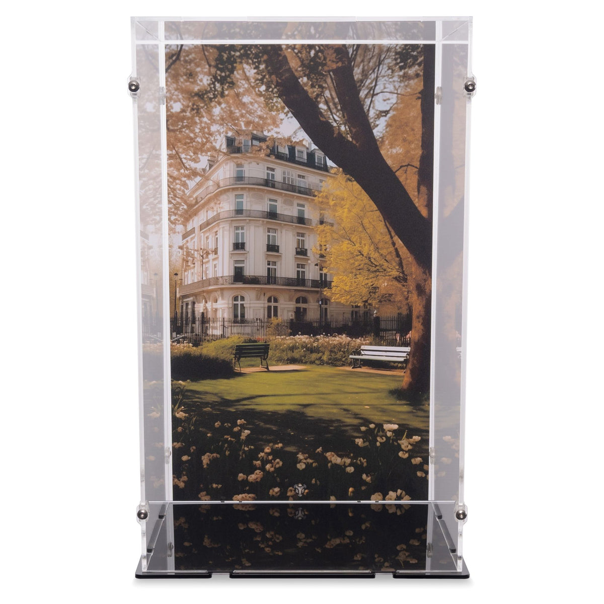 Red London Telephone Box Display Case for LEGO 21347