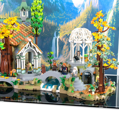 Lord of the Rings Rivendell Display Case for LEGO 10316