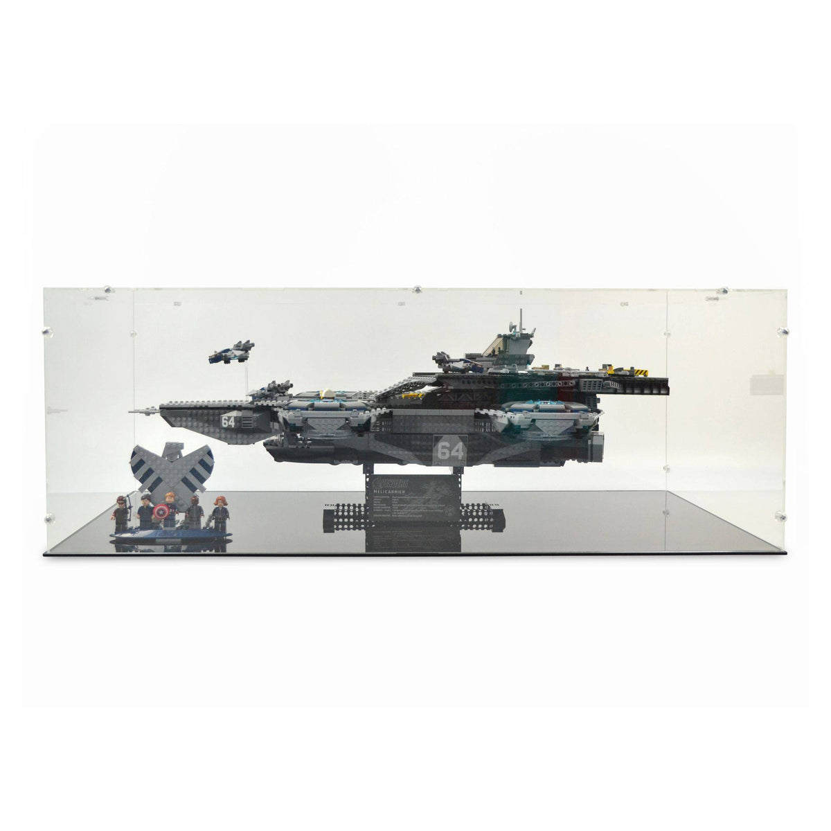 The SHIELD Helicarrier Display Case for LEGO 76042