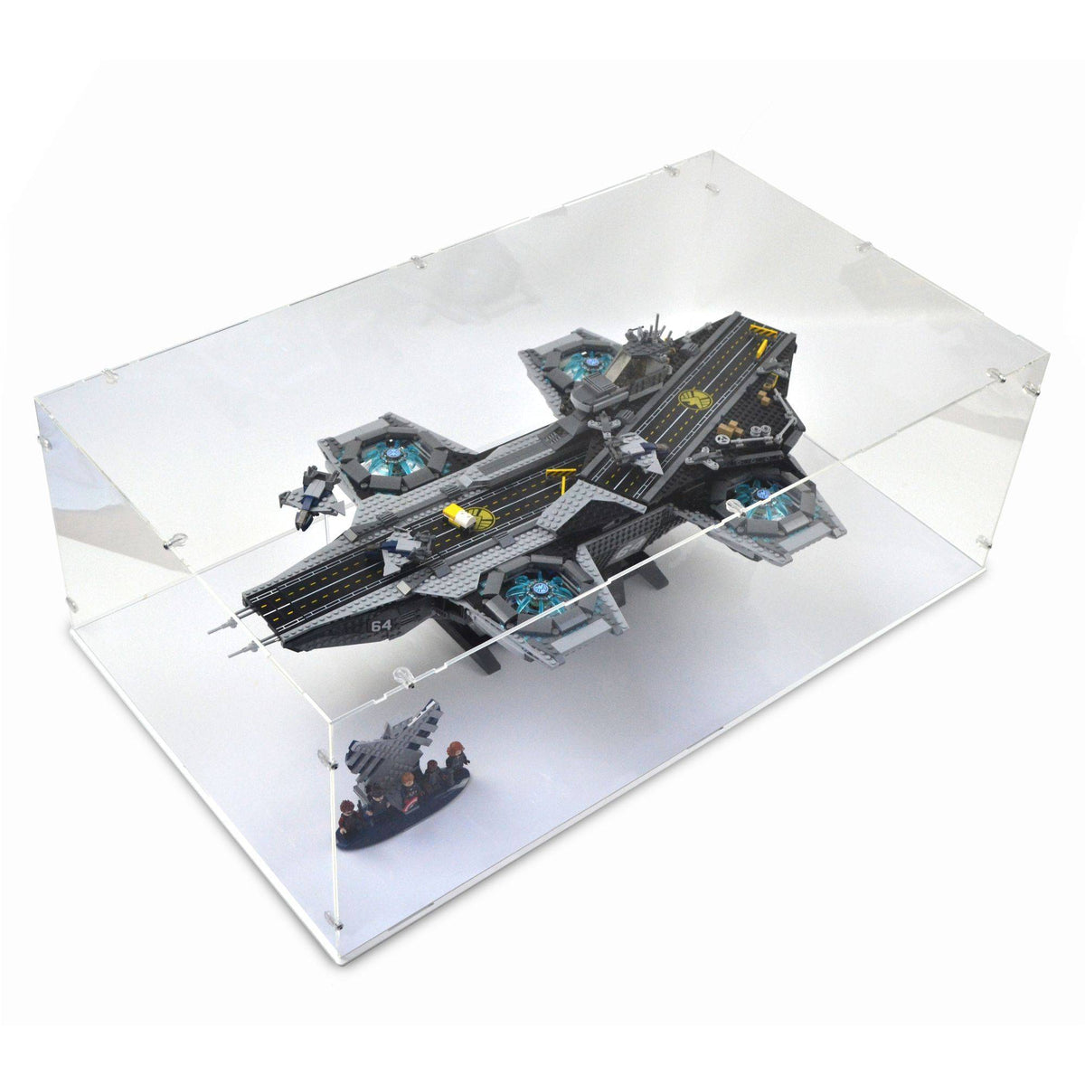 The SHIELD Helicarrier Display Case for LEGO 76042