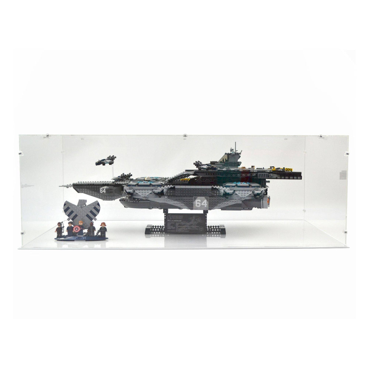 The SHIELD Helicarrier Display Case for LEGO 76042
