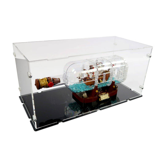 Ship in a Bottle Display Case for LEGO 21313 / 92177