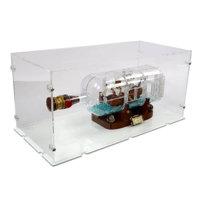 Ship in a Bottle Display Case for LEGO 21313 / 92177