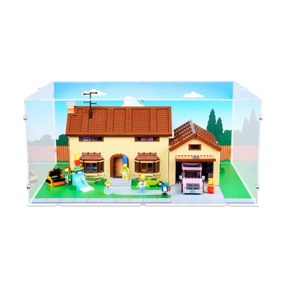 Simpsons House Display Case for LEGO 71006