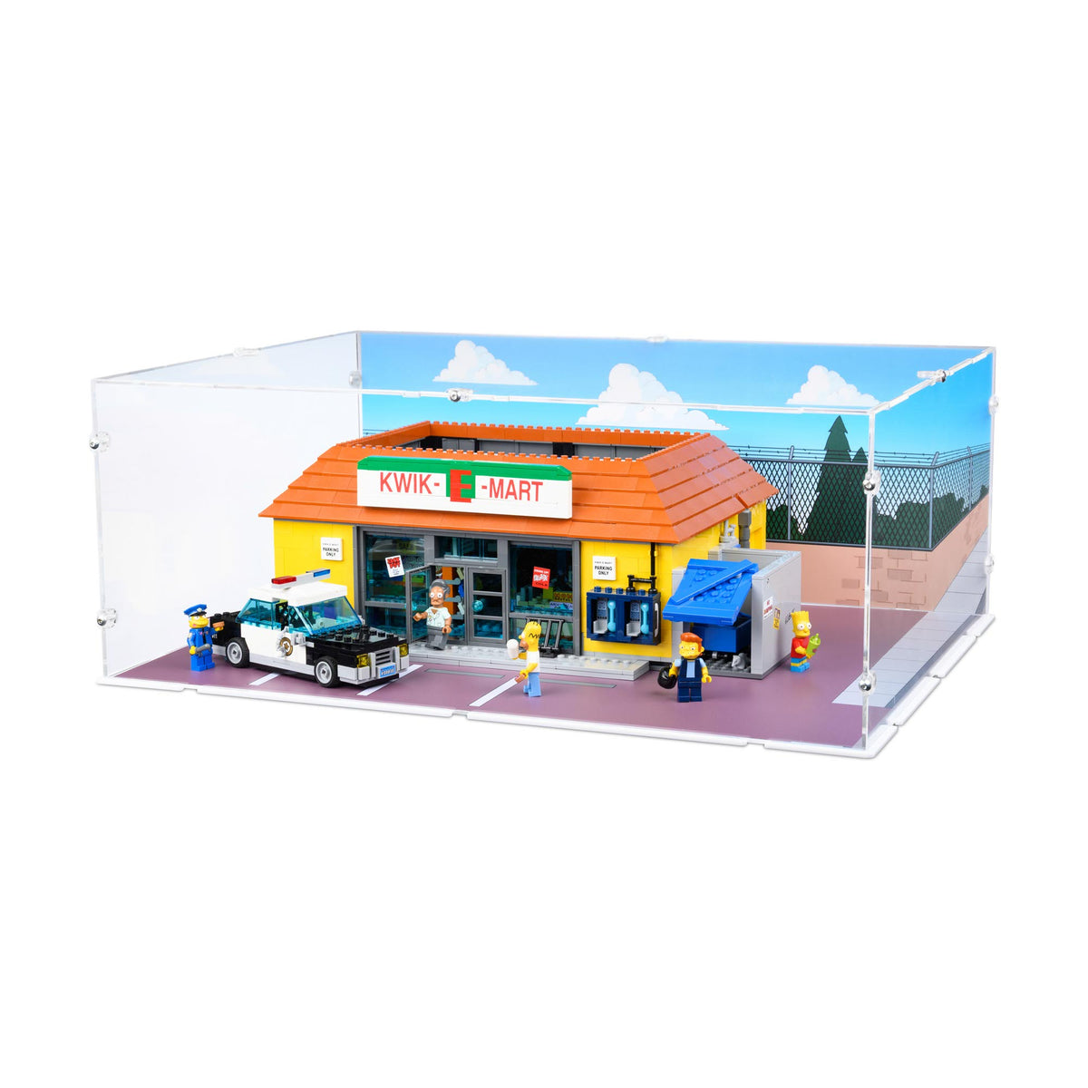 Kwik-E-Mart Display Case for LEGO 71016