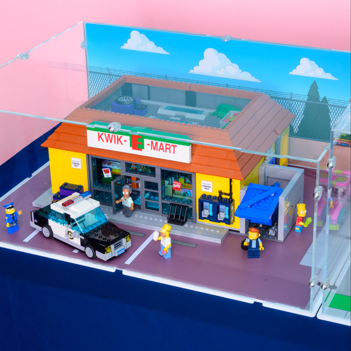 Kwik-E-Mart Display Case for LEGO 71016