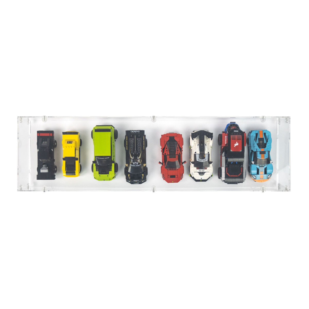 8x LEGO Speed Champions XL Display Case