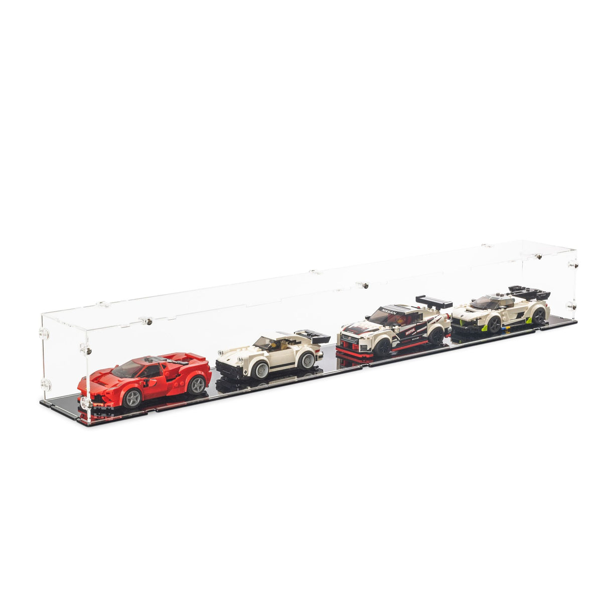 4x LEGO Speed Champions Display Case
