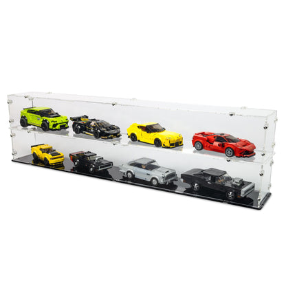 4x LEGO Speed Champions Display Case