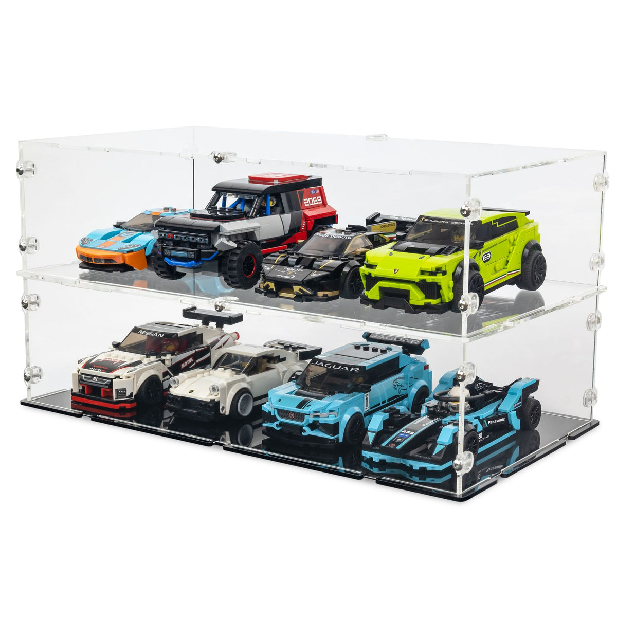4x LEGO Speed Champions XL Display Case