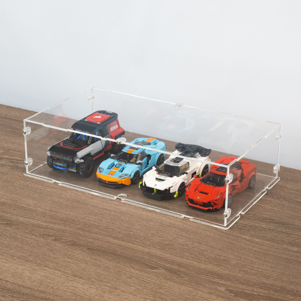4x LEGO Speed Champions XL Display Case