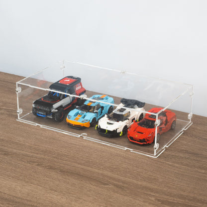 4x LEGO Speed Champions XL Display Case