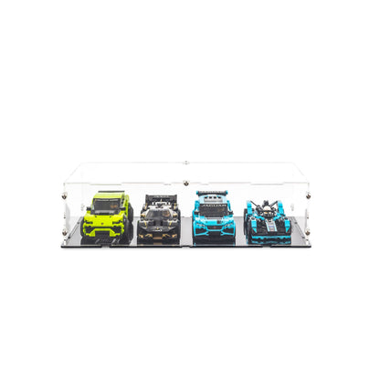 4x LEGO Speed Champions XL Display Case