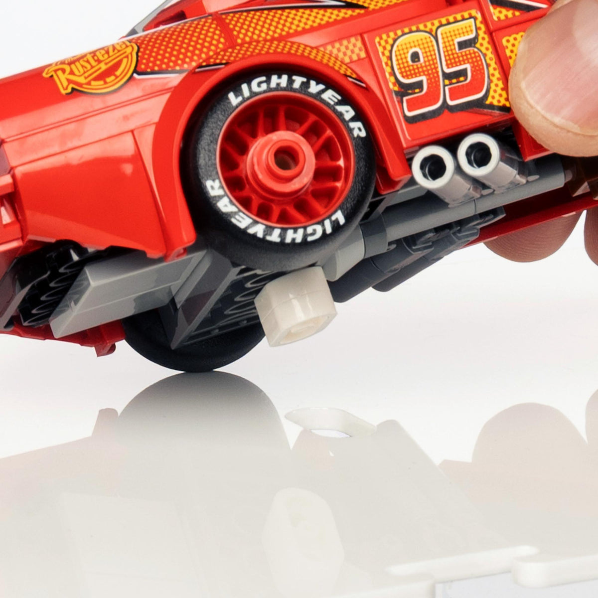 Lightning McQueen Display Case for LEGO 77255