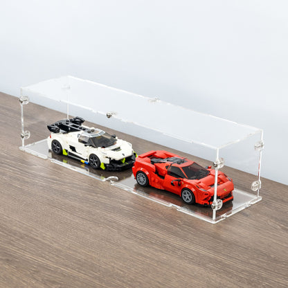 2x LEGO Speed Champions Display Case