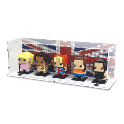 Spice Girls Tribute BrickHeadz Display Case for LEGO 40548