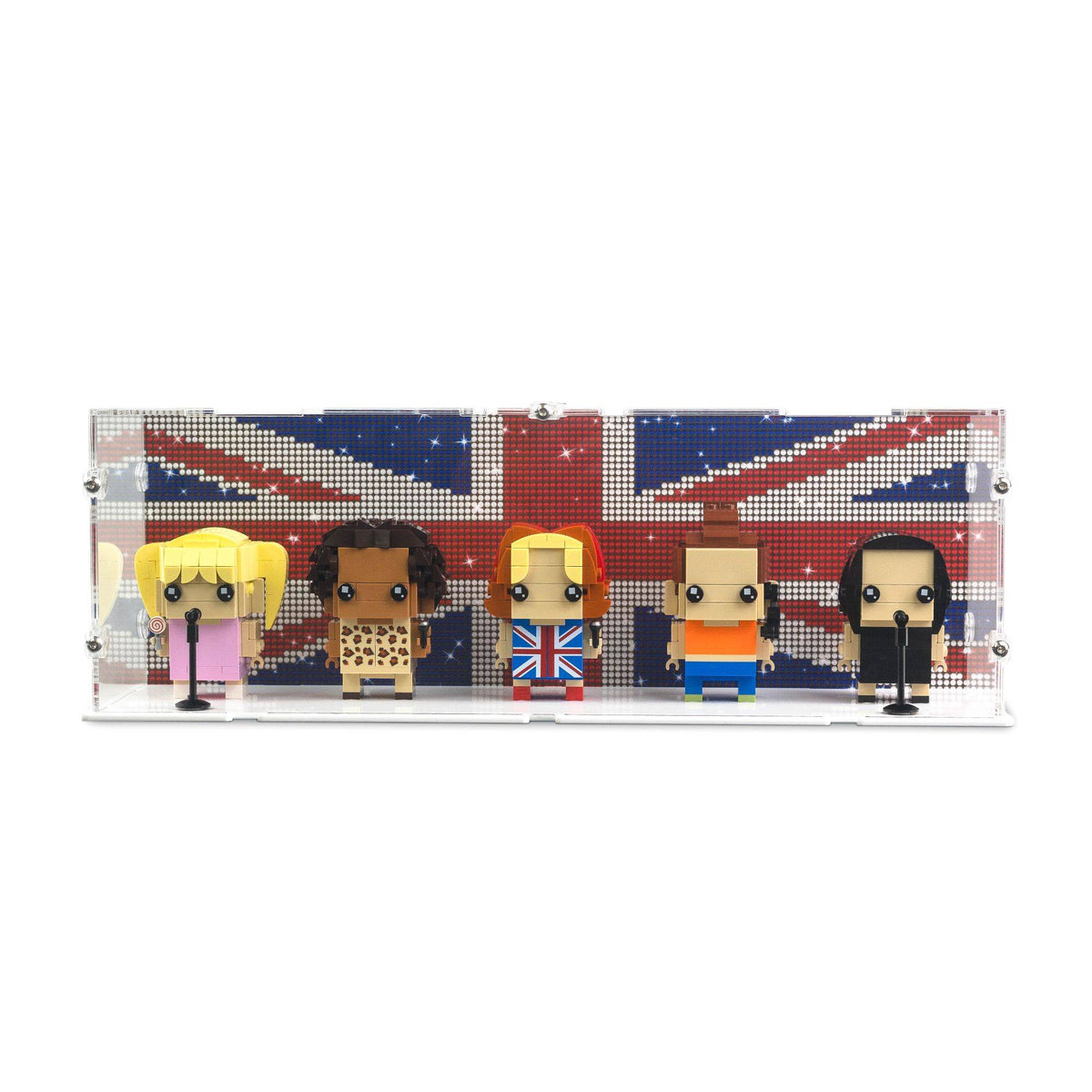 Spice Girls Tribute BrickHeadz Display Case for LEGO 40548