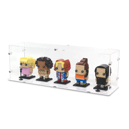 Spice Girls Tribute BrickHeadz Display Case for LEGO 40548