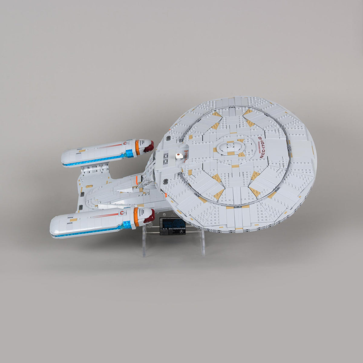 2in1 Display Stand for LEGO Star Trek U.S.S. Enterprise NCC-1701-D 10356