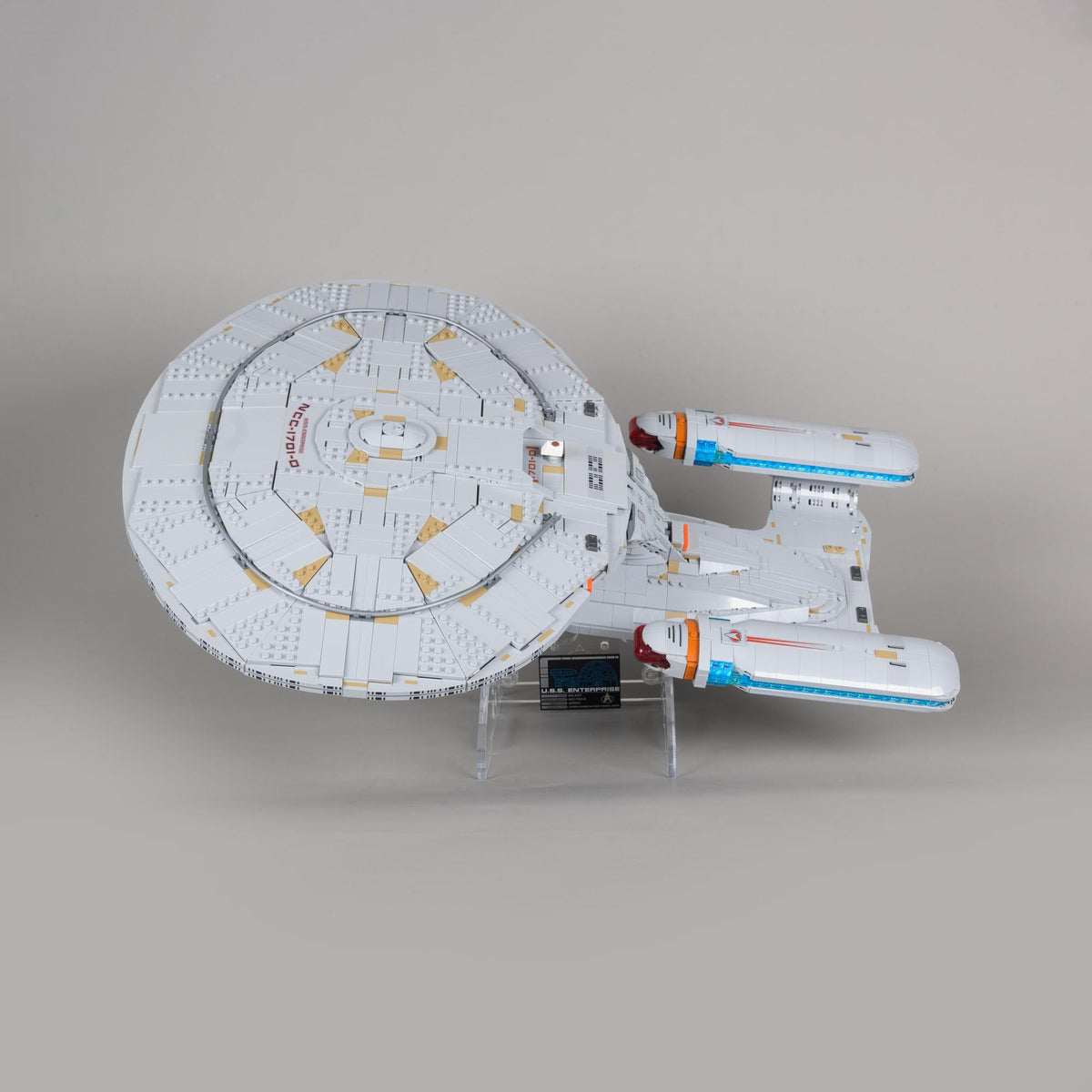 2in1 Display Stand for LEGO Star Trek U.S.S. Enterprise NCC-1701-D 10356