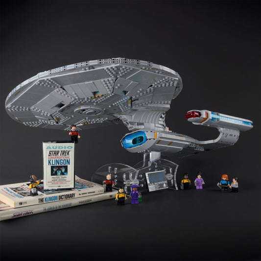 2in1 Display Stand for LEGO Star Trek U.S.S. Enterprise NCC-1701-D 10356