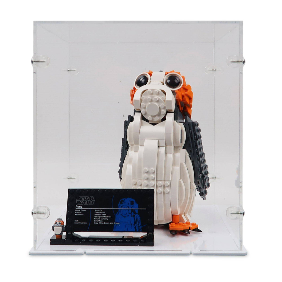Star Wars Porg Display Case for LEGO 75230