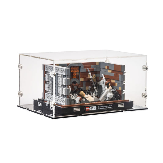 Death Star Trash Compactor Diorama Display Case for LEGO 75339