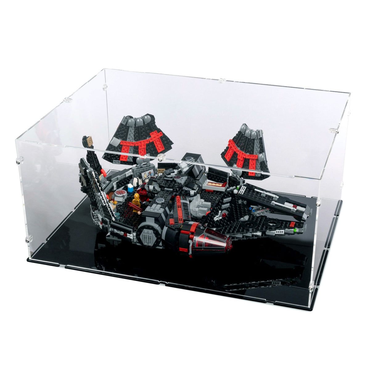 The Dark Falcon XL Display Case for LEGO 75389